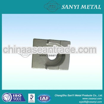 Steel cast guide rail clamp rail plate metal cast railway fastener rail plate