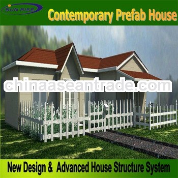 Sunrise ecnomic and new concept prefabricated house frp panel