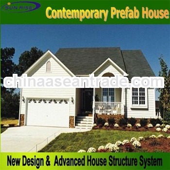 Sunrise ecnomic and new concept steel structure prefabricated houses