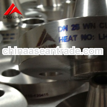 Supply high quality ASME B16.5 pure titanium flange Gr12 for chemical industry