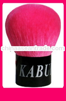 Synthetic hair colorful design pink hair kabuki brush