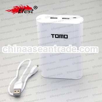 TOMO power bank with white for 4*18650 3.7v batteries
