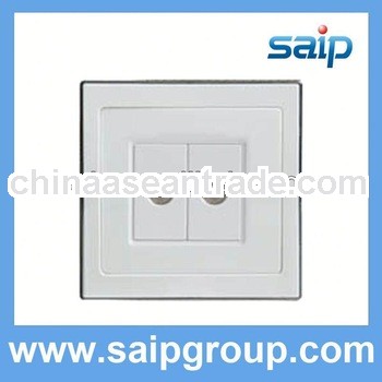 Top quality UK switch and socket 2 gang 1 way wall switch