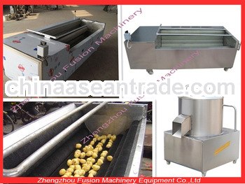 Tuber cleaning machine!Groundnut cleaning machine/ginger cleaner/fruit and vegetable cleaning machin