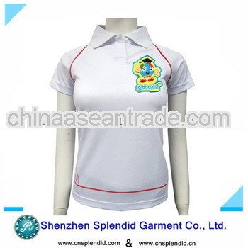 Twill customized women polo shirts quick dry