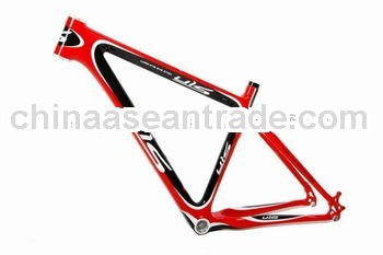 UIS decals red color 26er mtb bike frame, carbon mountain frames