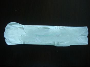 Ultra-thin sanitary napkin for belts