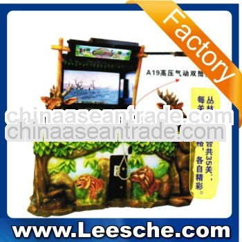 Video gun game machine Jungle Hunting gun simulator arcade machines LSST 0530-11