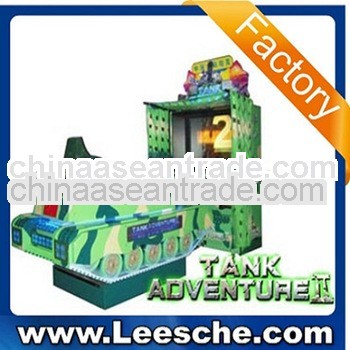 Video gun game machine Tank adventure II gun simulator arcade machines LSST 0490-13
