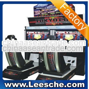 Video racing game 32' LCD Tokyo cop racing simulator video game machineLSRA-0220-12