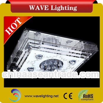 WLC-31 crystal with remote control led pendant panel light