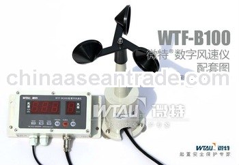 WTF wind alarm system for quay crane