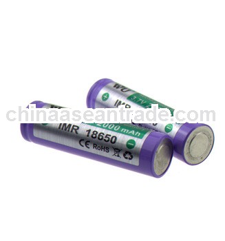 WU IMR Rechargeable 18650 li-ion battery cell 2000mah 3.7v