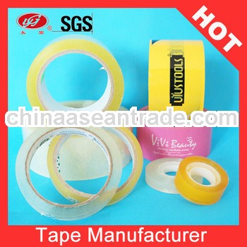 Water Based Acrylic Glue Yellowish Bopp Tape