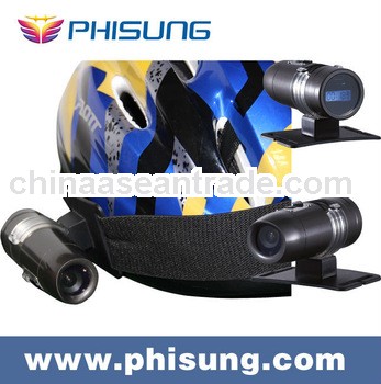 Waterproof FHD 1080P 5.0MP lens helmet cam