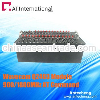 Wavecom Q2403 USB GPRS Modem Pool 32 Channels With 32 SIM Card