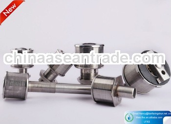 Welded stainless steeel V wire johnson screen nozzles