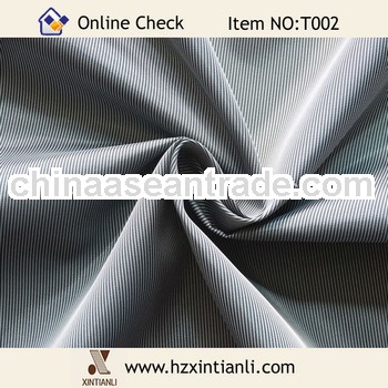 White and Black Stripes Inner Lining Shirting Material