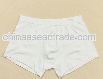 White hot sale plus size mens boxer underwear OEM alibaba