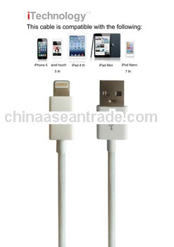 Wholesale 8pin 100%original Mfi for iPhone 5s USB Cable,Data USB Cable Supported Ios7 Supplier,Cheap