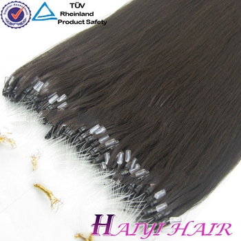 Wholesale Price remy micro loop indian hair extensions