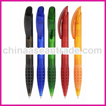 Wide clip attractive ball pens