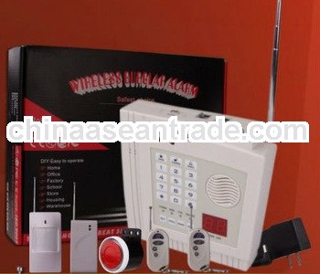 Wireless Burglar Alarm Home Security Alarm System, 32 Alarm Zones, Built-in Siren