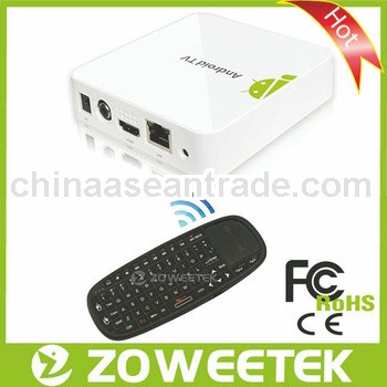 Wireless Mini French Keyboard with Mouse Pad for Smart TV