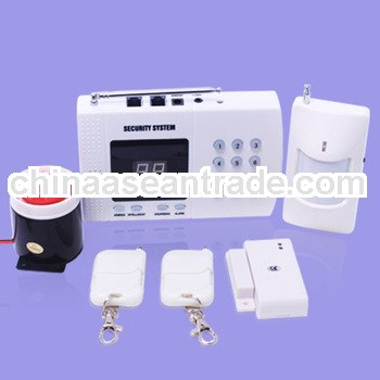 Wireless PIR detector alarm,Remote controlling alarm system security telephone alarm supplier wirele