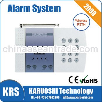 Wireless alarm system remote control