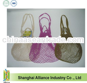 Woman Cotton Net Mesh Shopping Bag- Short & Long Handles