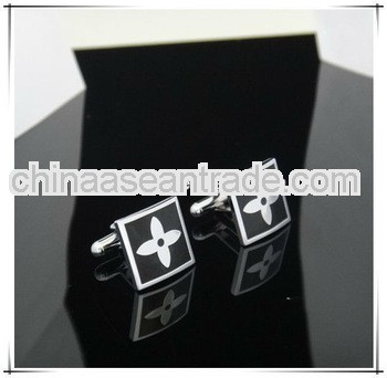 Woman style beauty metal square Cufflinks for sales