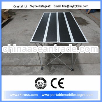 Wooden aluminum folding stage for magic show. magic stage