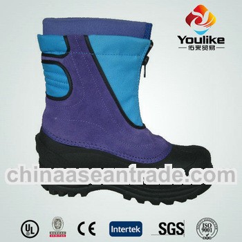 YL9023 cute children winter boots with laceup in the front