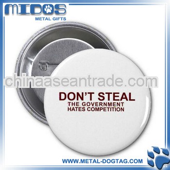 Yeah Smile Metal Safty pin back Advertising promotions Tin Button Badge