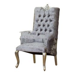 French Tall Upholstered Office Chair