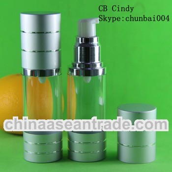 airless glass kosmetik pump bottle