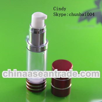 aluminum airless bottle for high ened essential oil