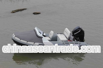 aluminum rigid inflatable used fishing boat