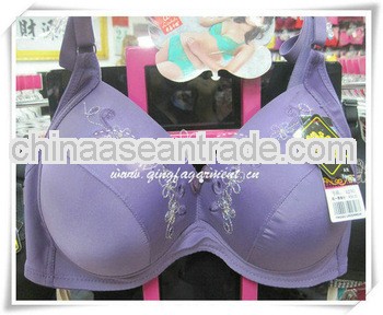 attractive purple polished big size hot sexy nude bra