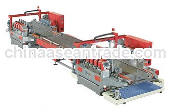 automatic double round glass machinery production line