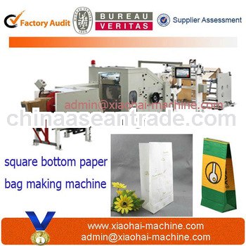 automatic gluing machine for paper bags