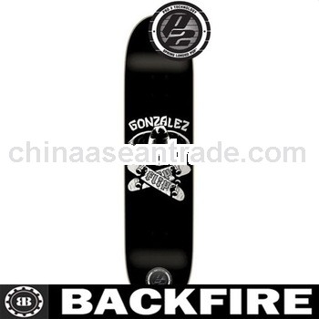 backfire New Flip Skateboards Gonzalez Hablo P2 Skateboard Deck - 8.0" x 31.5" - Black
