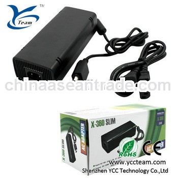 best selling game accessories for xbox360 slim power adapter for xbox360 video game