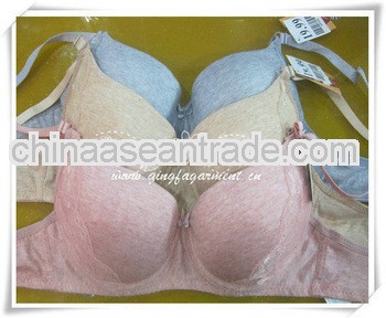 big cup delicate lace design high quality indian cotton bra