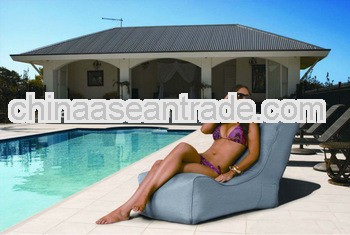 blue Outdoor Lounger Bean Bag,high quality waterproof durable beanbag sofa chair,lazy seat