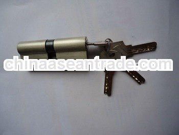 brass cylinder lock with nickle plated