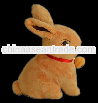 brown child honey toy Plush bunny