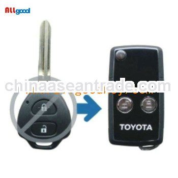car key for Toyota 2 buttons flip modified key shell
