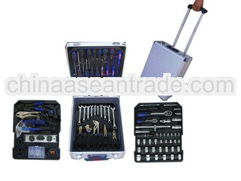 carbon steel 186 pcs tool kit with abs case(cr-v)